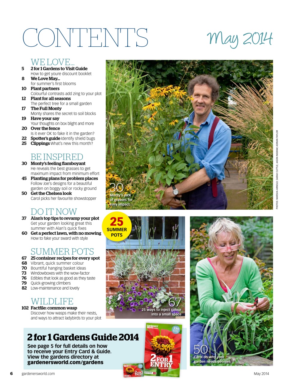 BBC Gardeners’ World Magazine Preview Pages