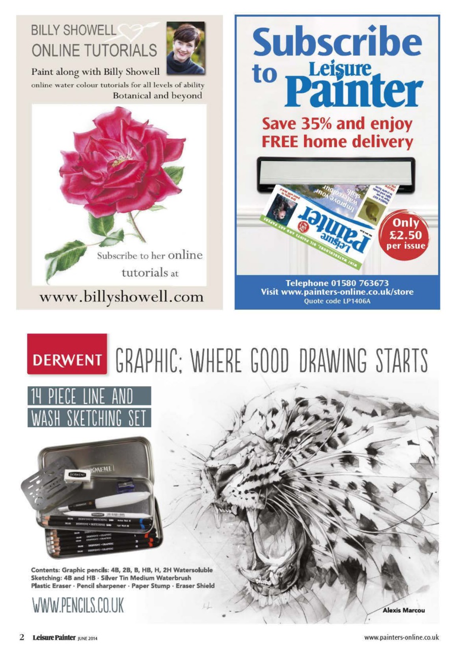 Leisure Painter & The Artist Preview Pages