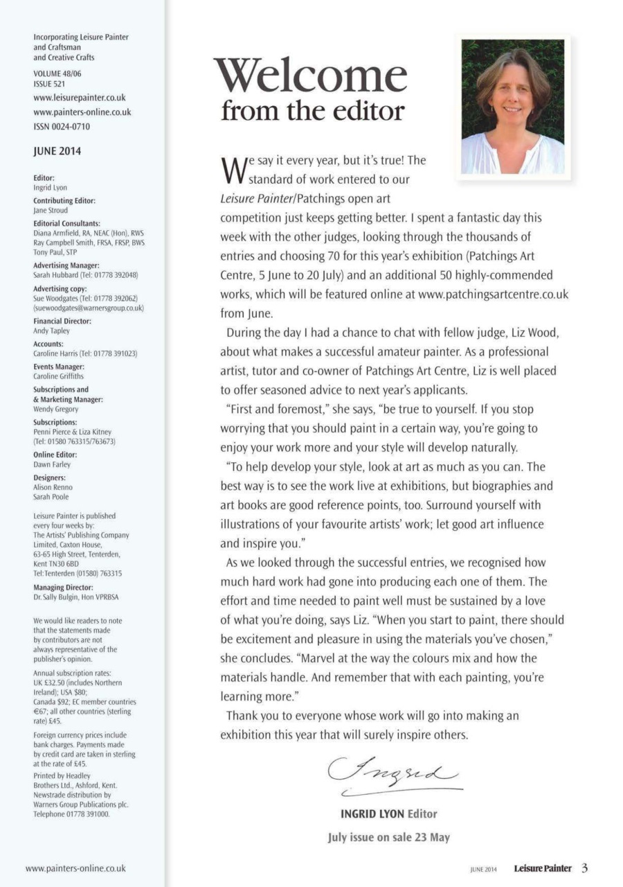 Leisure Painter & The Artist Preview Pages