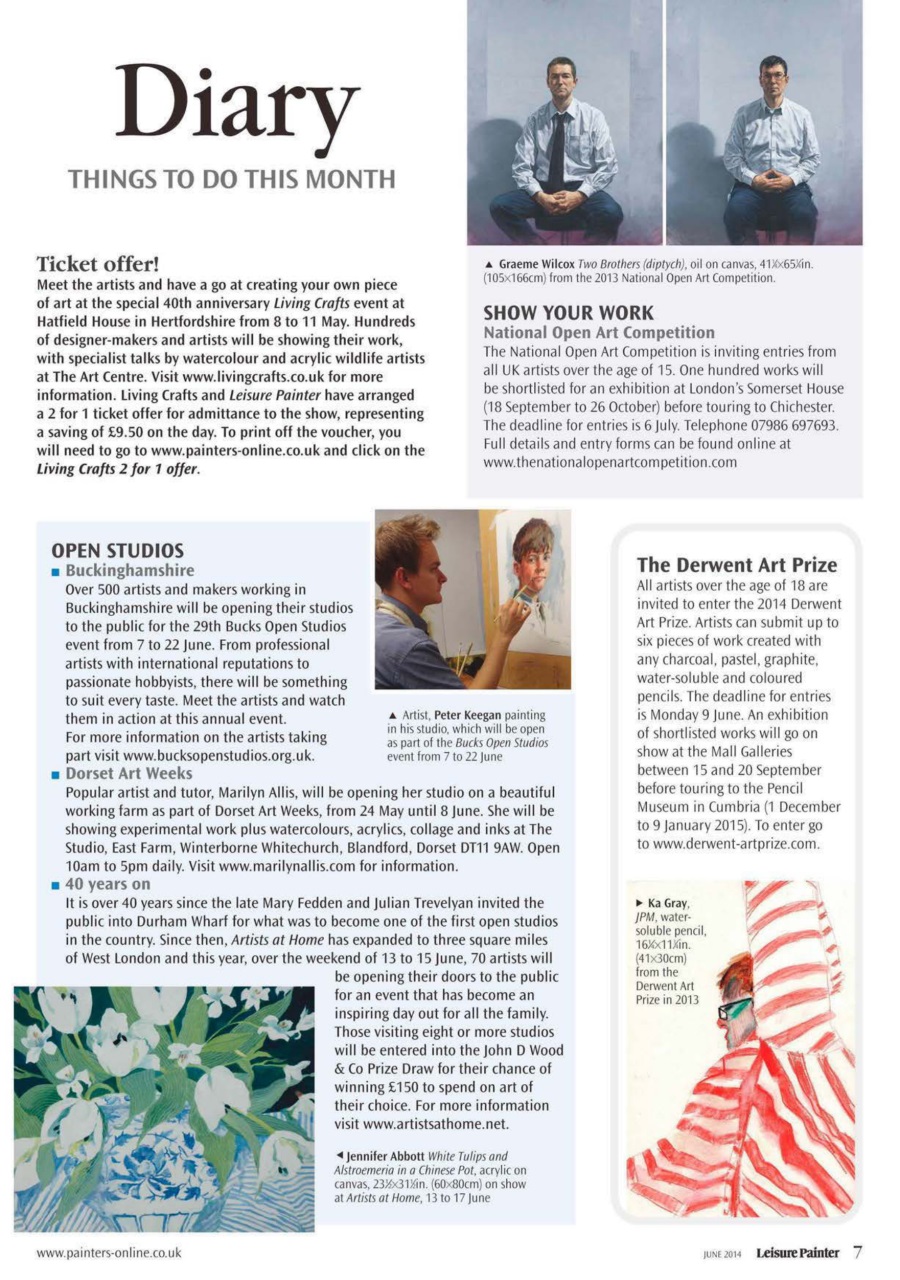 Leisure Painter & The Artist Preview Pages