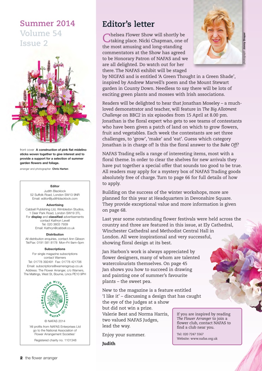 The Flower Arranger Preview Pages