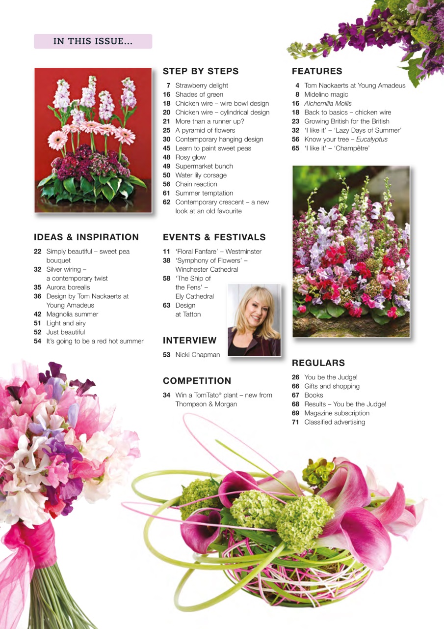 The Flower Arranger Preview Pages