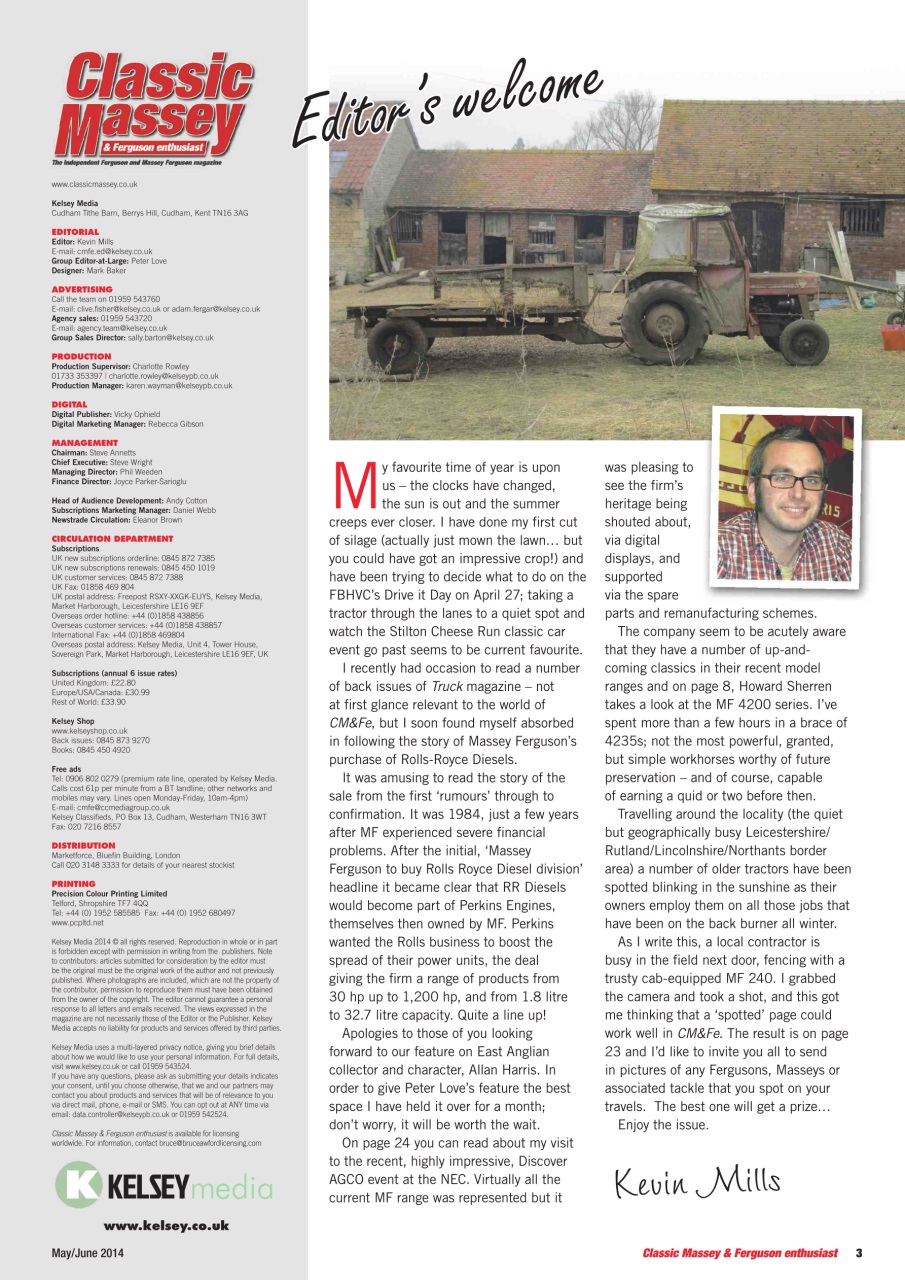 Classic Massey Preview Pages