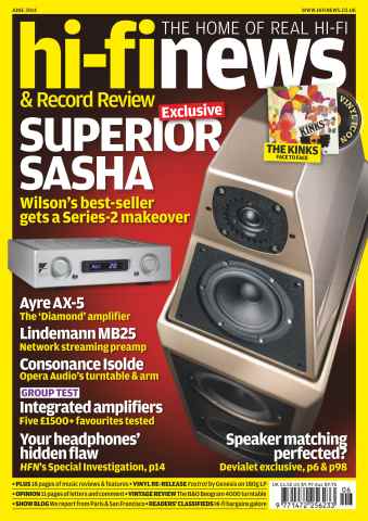 Hi-Fi News issue June 2014