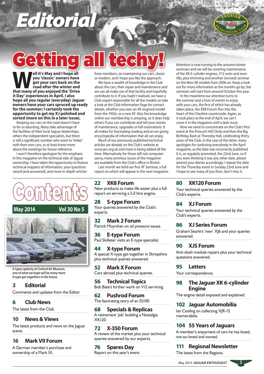 Jaguar Enthusiast Preview Pages