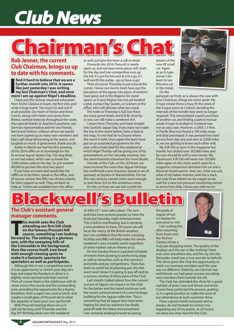 Jaguar Enthusiast Preview Pages