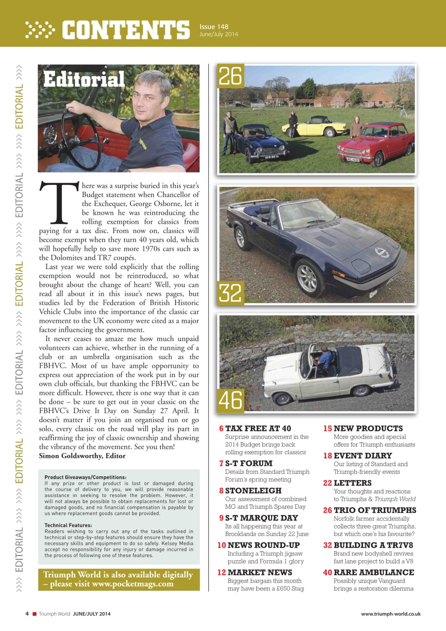 Triumph World Preview Pages