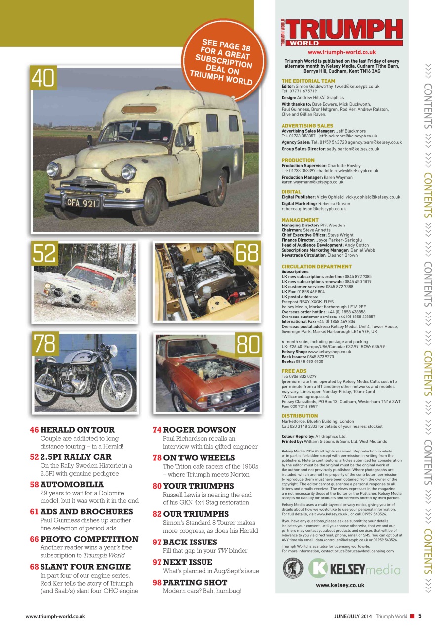 Triumph World Preview Pages