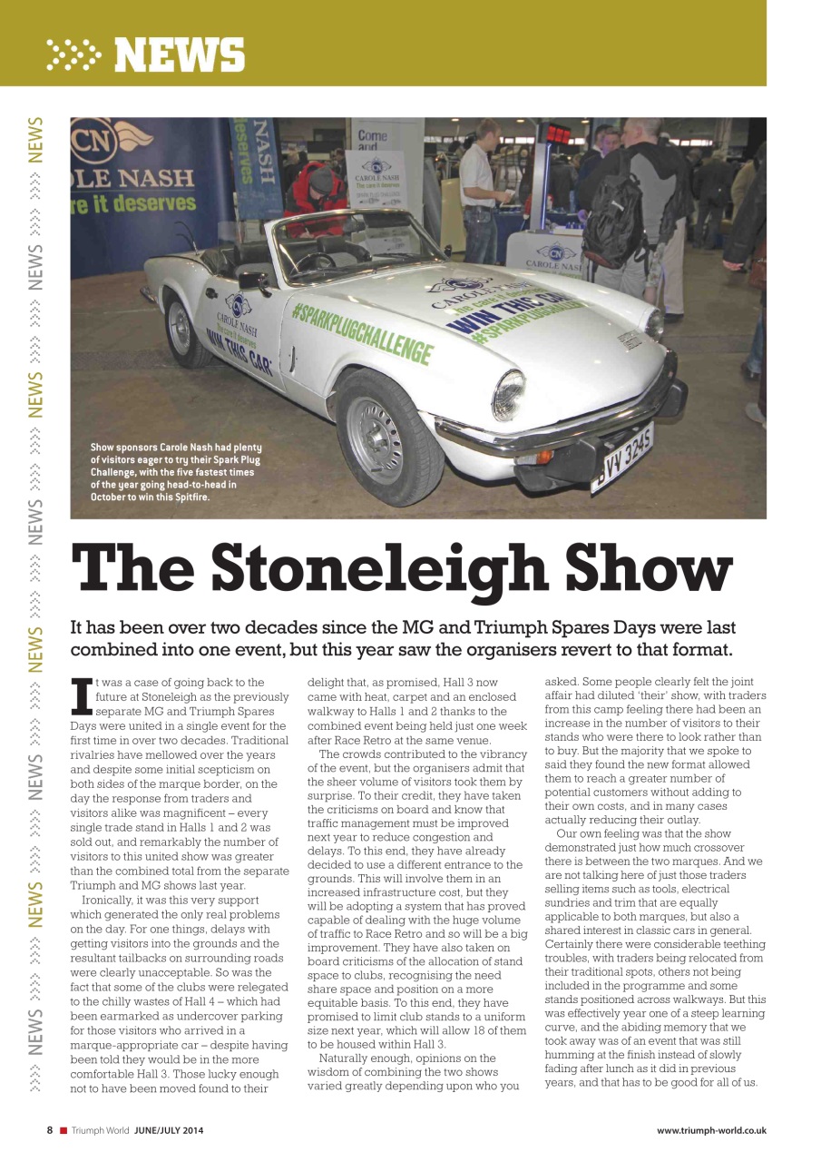 Triumph World Preview Pages