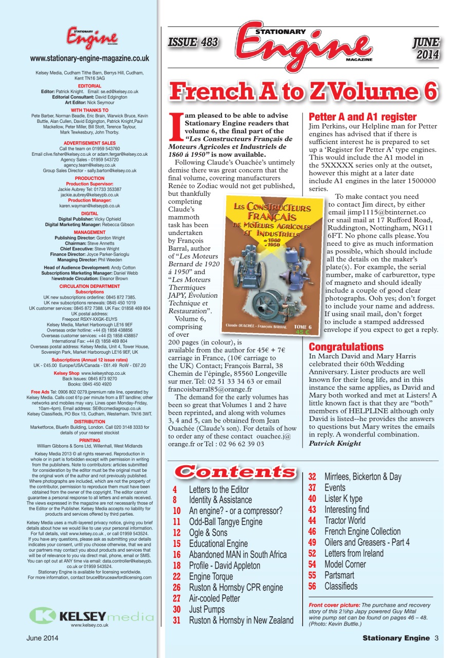 Stationary Engine Preview Pages