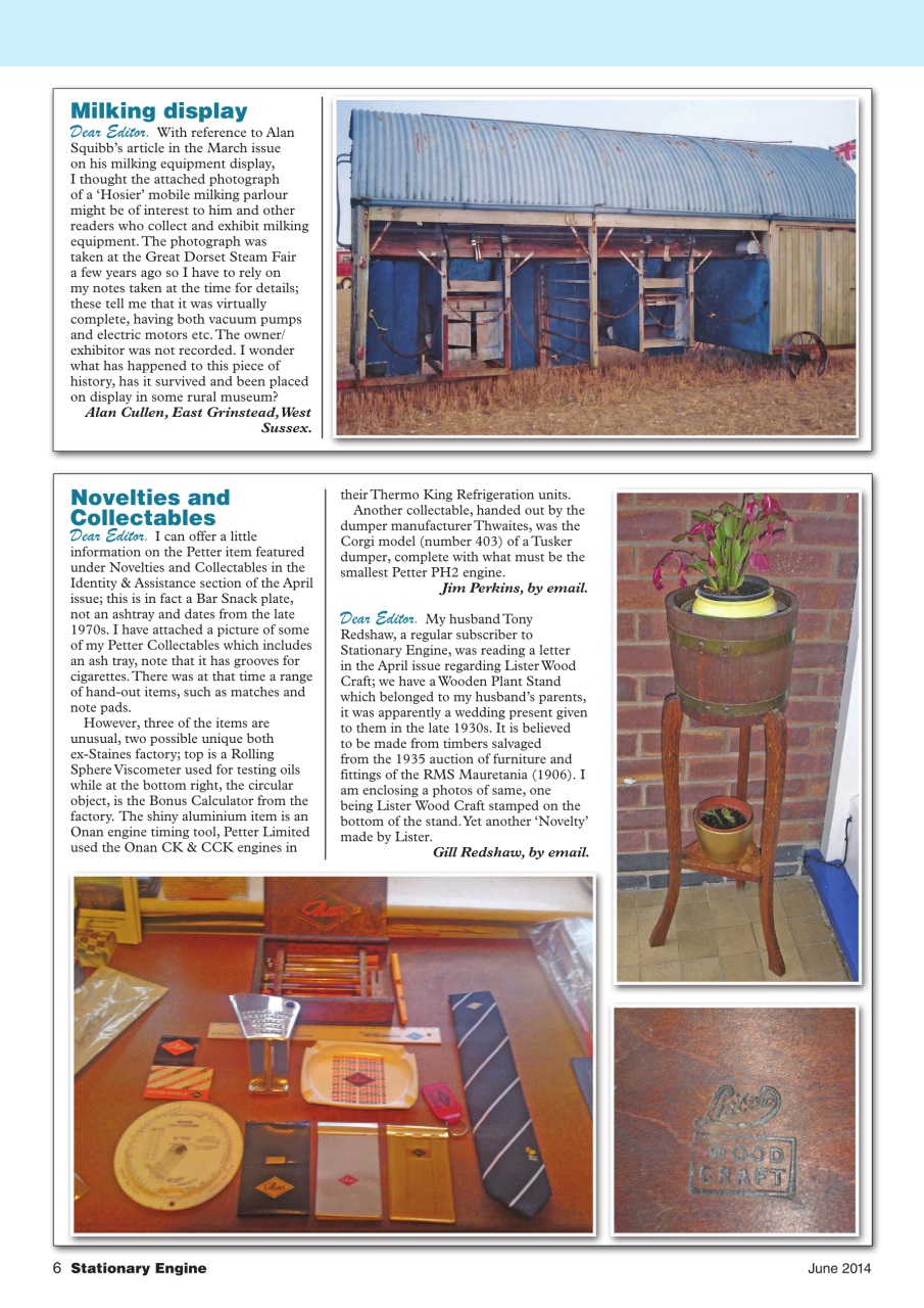 Stationary Engine Preview Pages