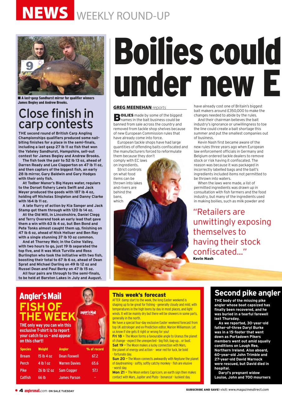 Anglers Mail Preview Pages