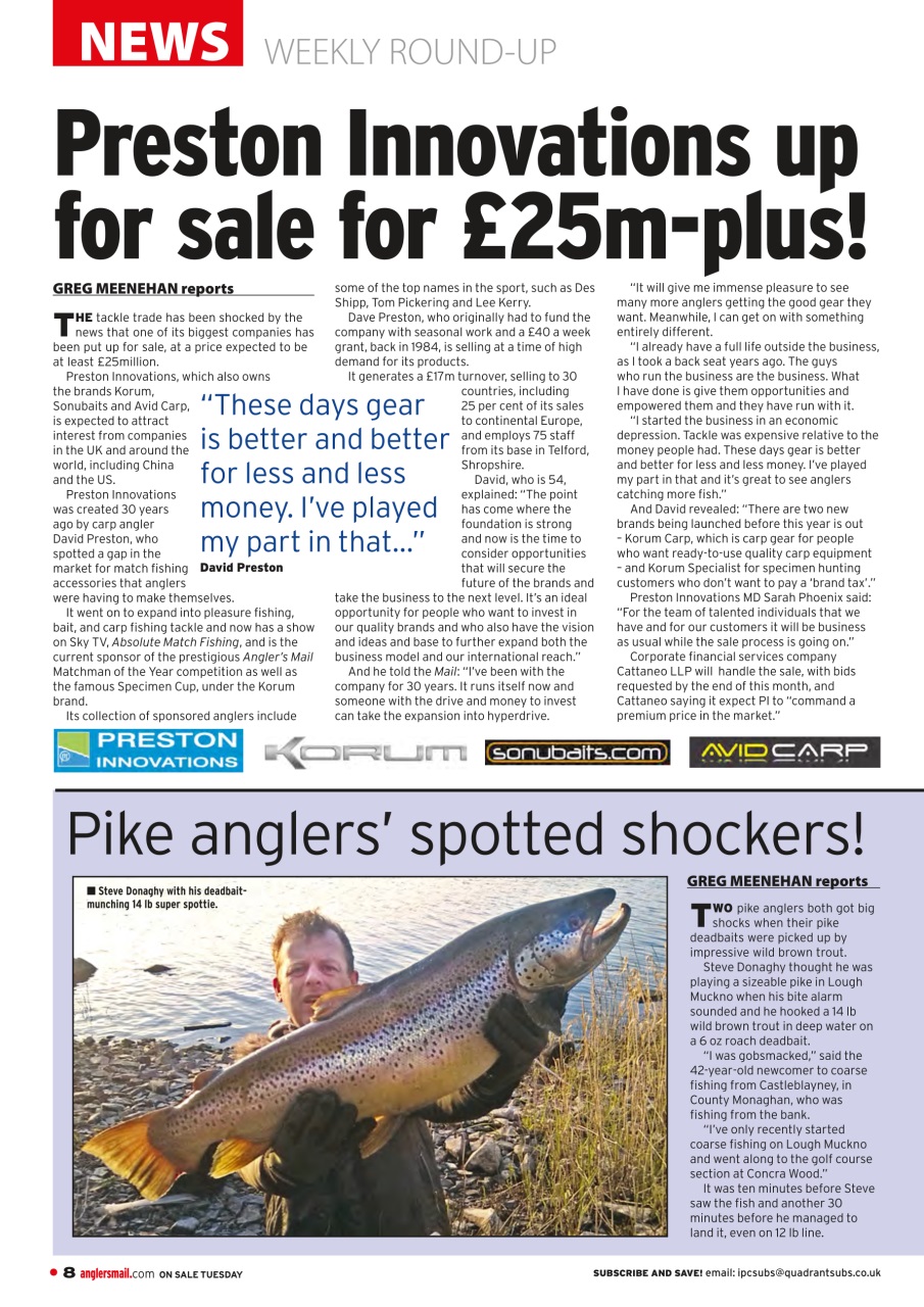 Anglers Mail Preview Pages