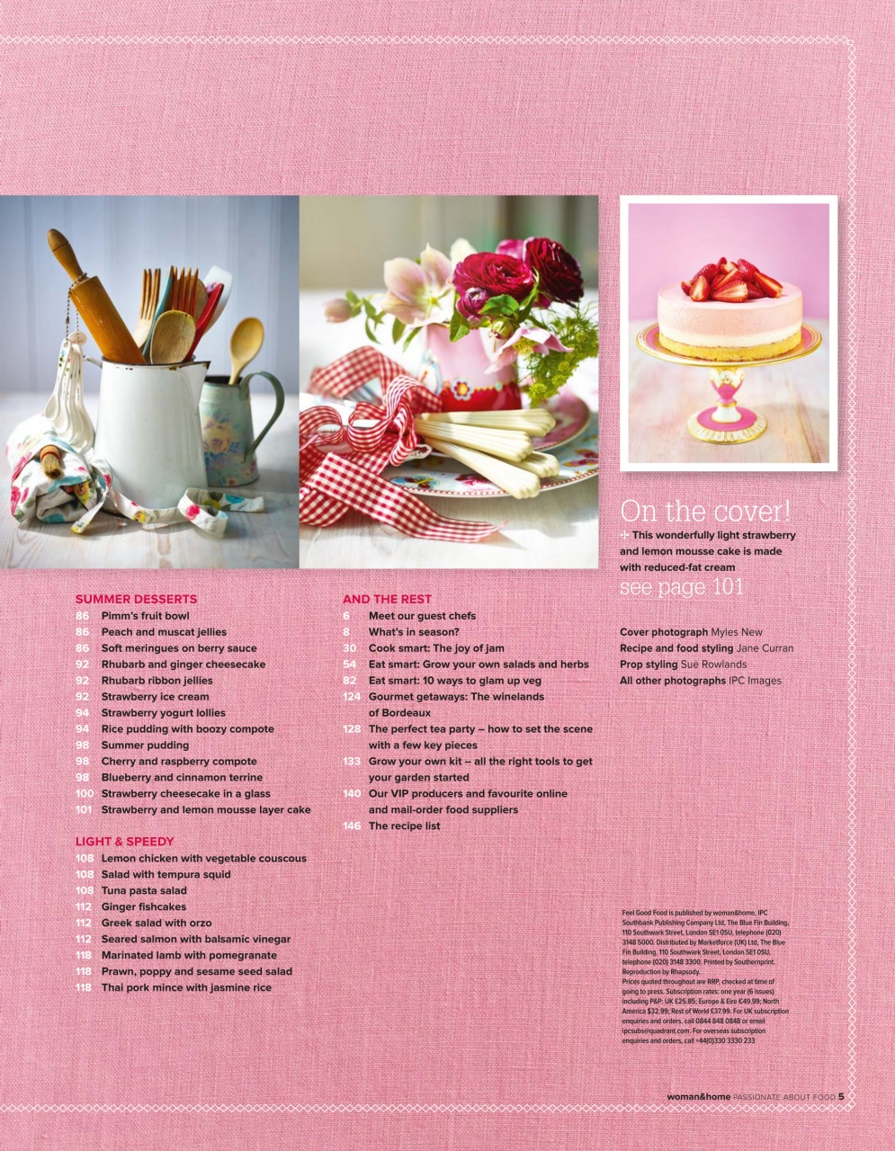 Woman & Home Feel Good Food Preview Pages