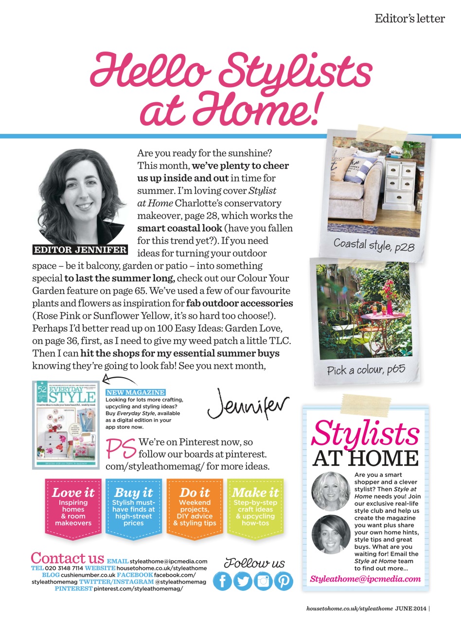Style at Home Preview Pages