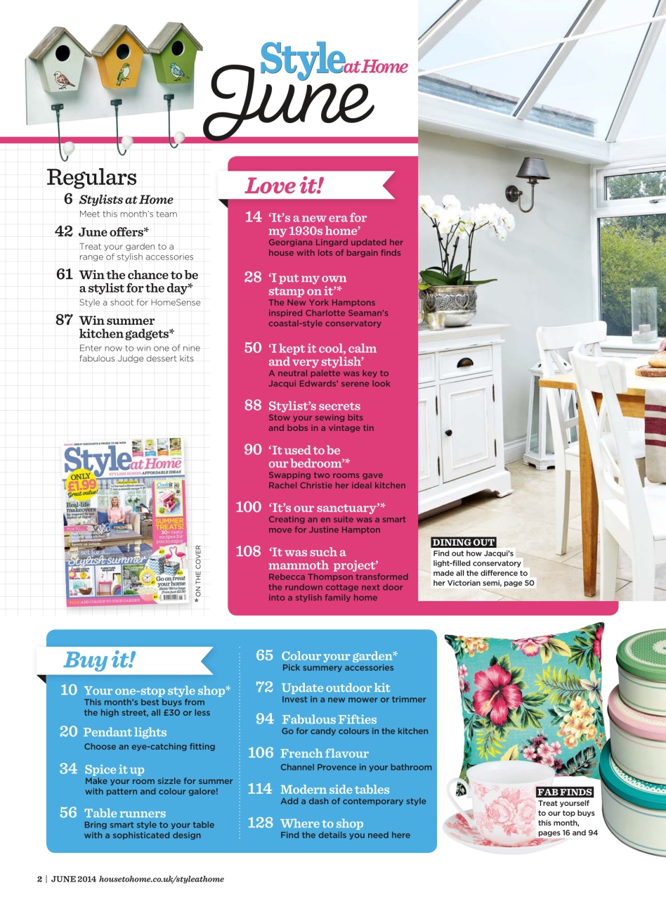 Style at Home Preview Pages