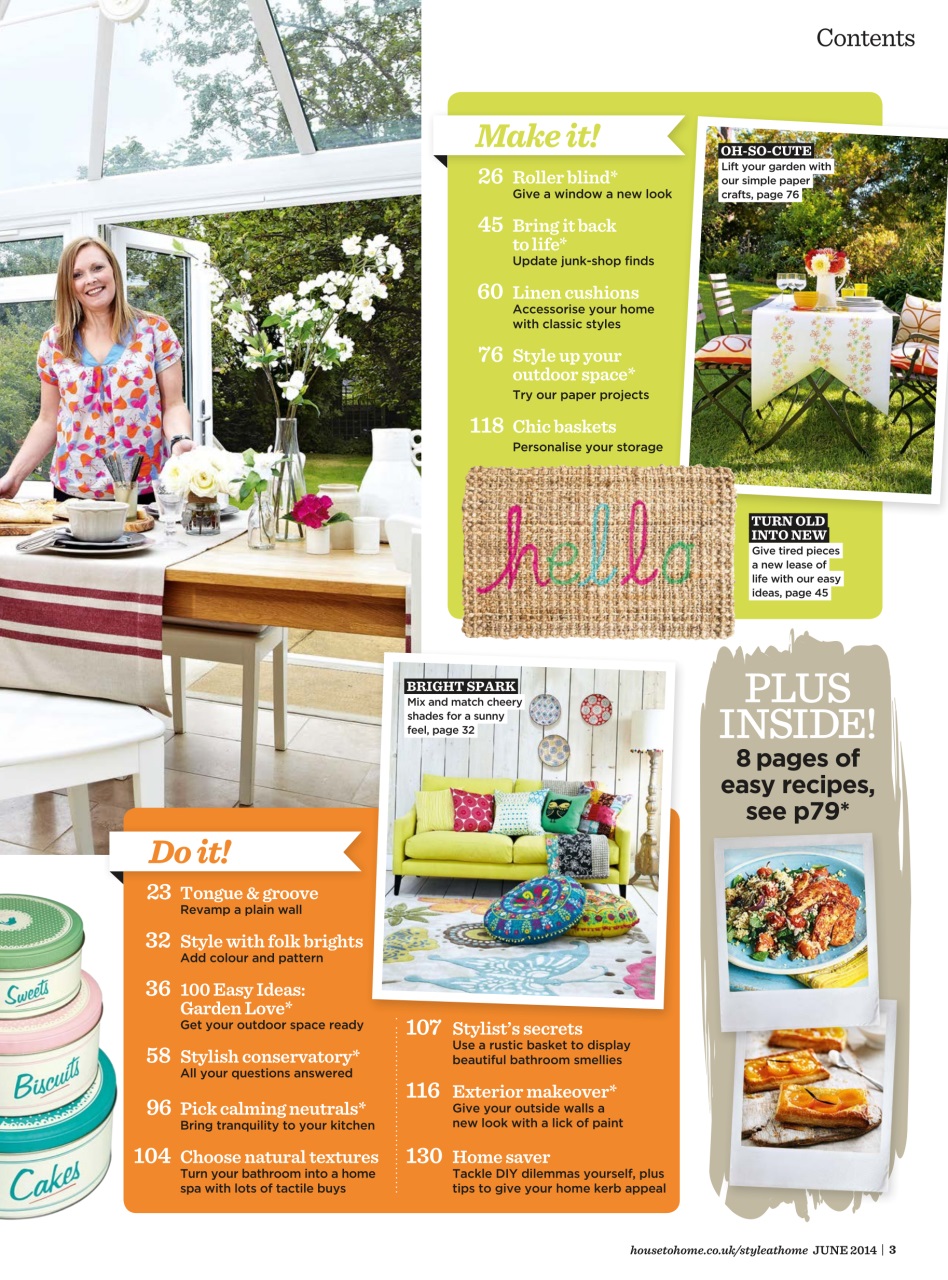 Style at Home Preview Pages