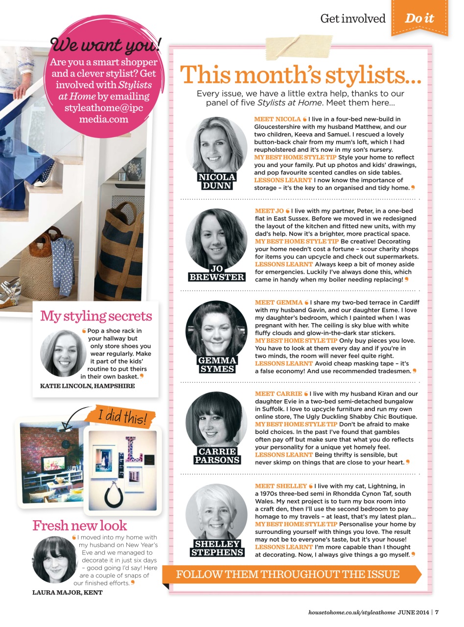 Style at Home Preview Pages