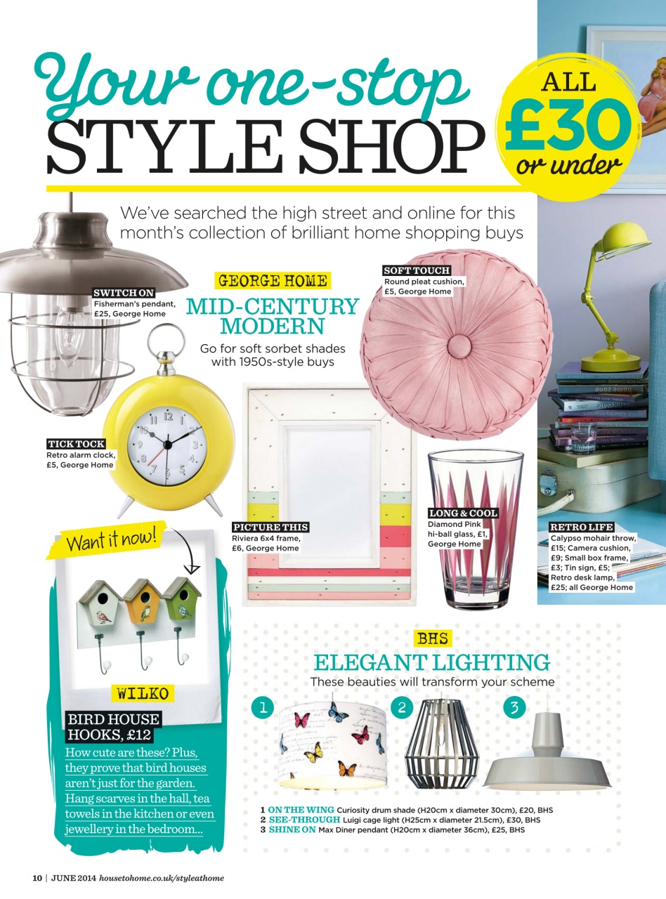 Style at Home Preview Pages
