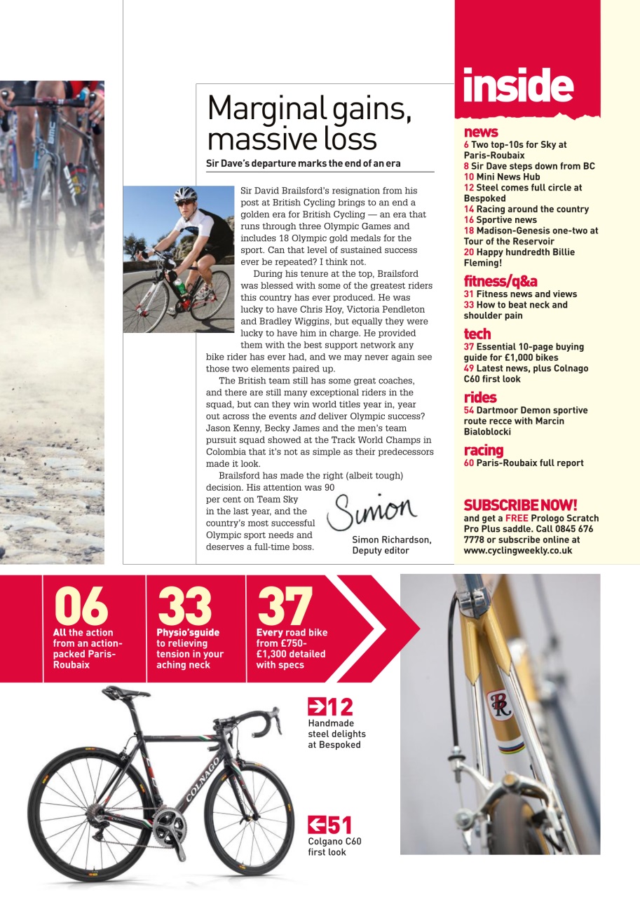 Cycling Weekly Preview Pages