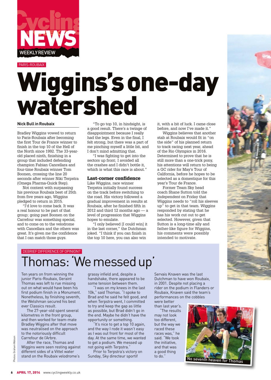 Cycling Weekly Preview Pages