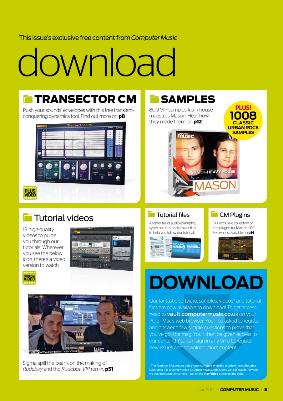 Computer Music Preview Pages