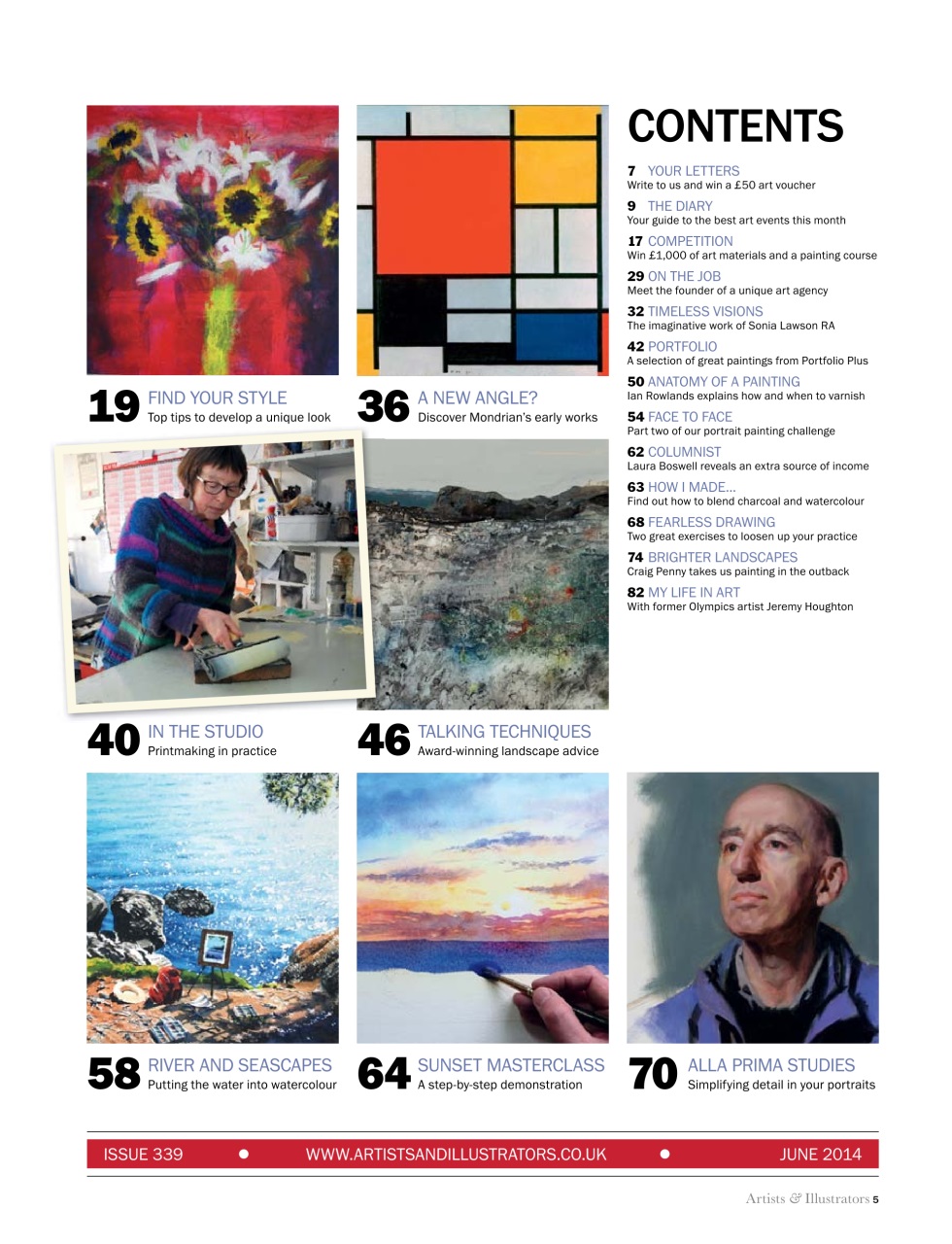 Artists & Illustrators Preview Pages