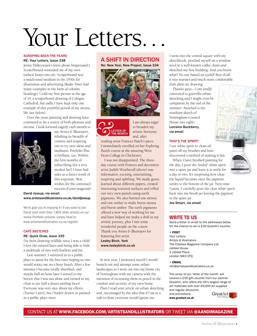 Artists & Illustrators Preview Pages