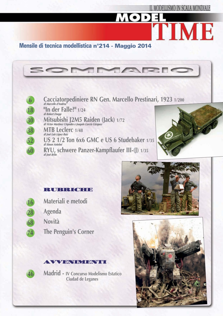 Model Time Preview Pages