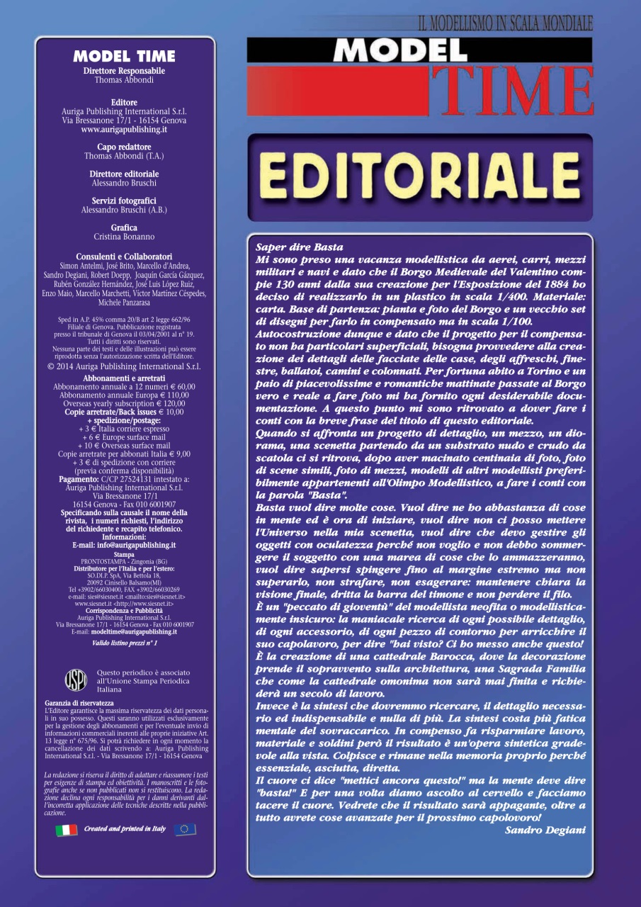 Model Time Preview Pages