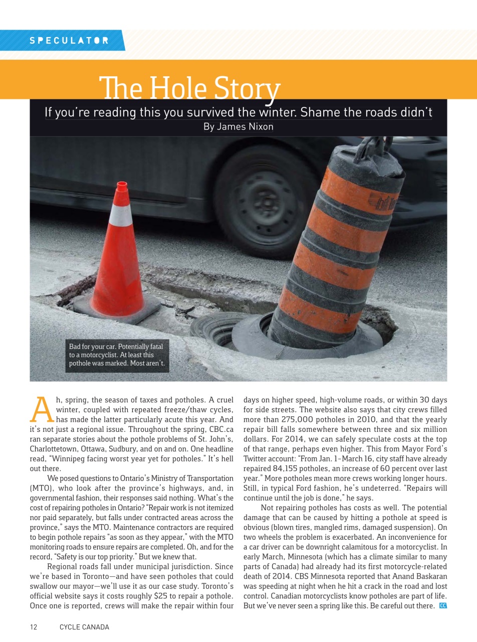 Cycle Canada Preview Pages