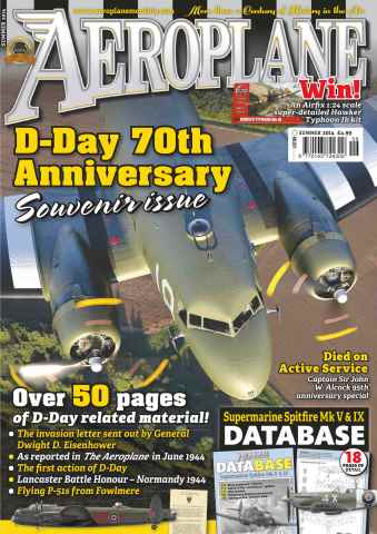 Aeroplane issue No.494 D-Day 70th Anniversary Souvenir issue