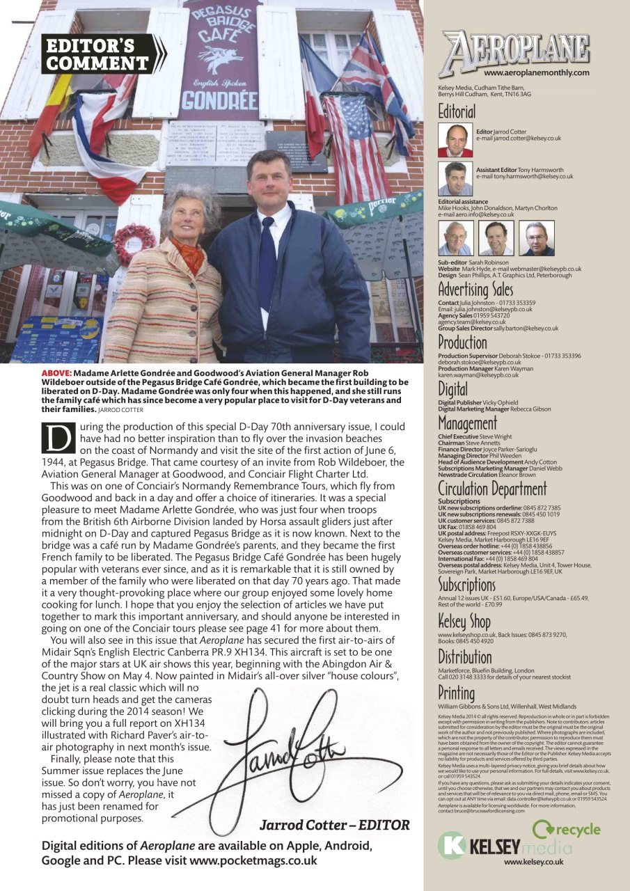 Aeroplane Preview Pages