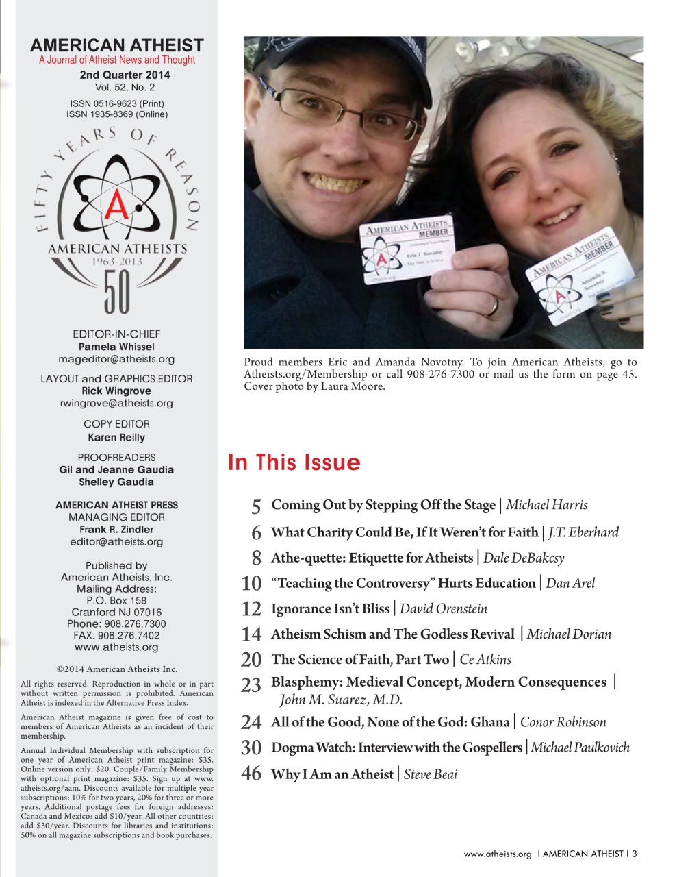 American Atheist Preview Pages