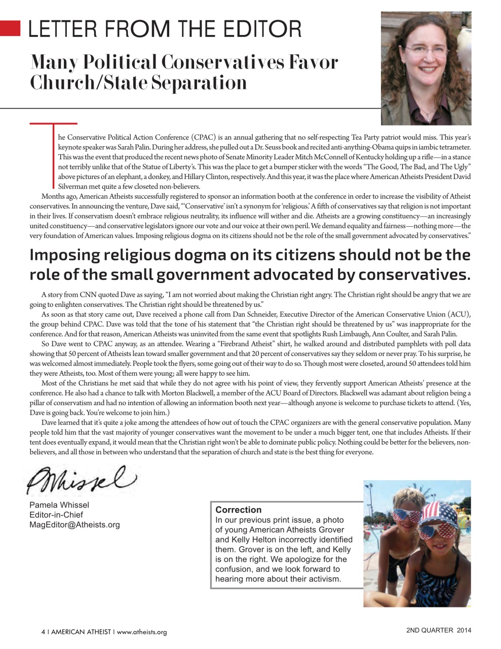 American Atheist Preview Pages