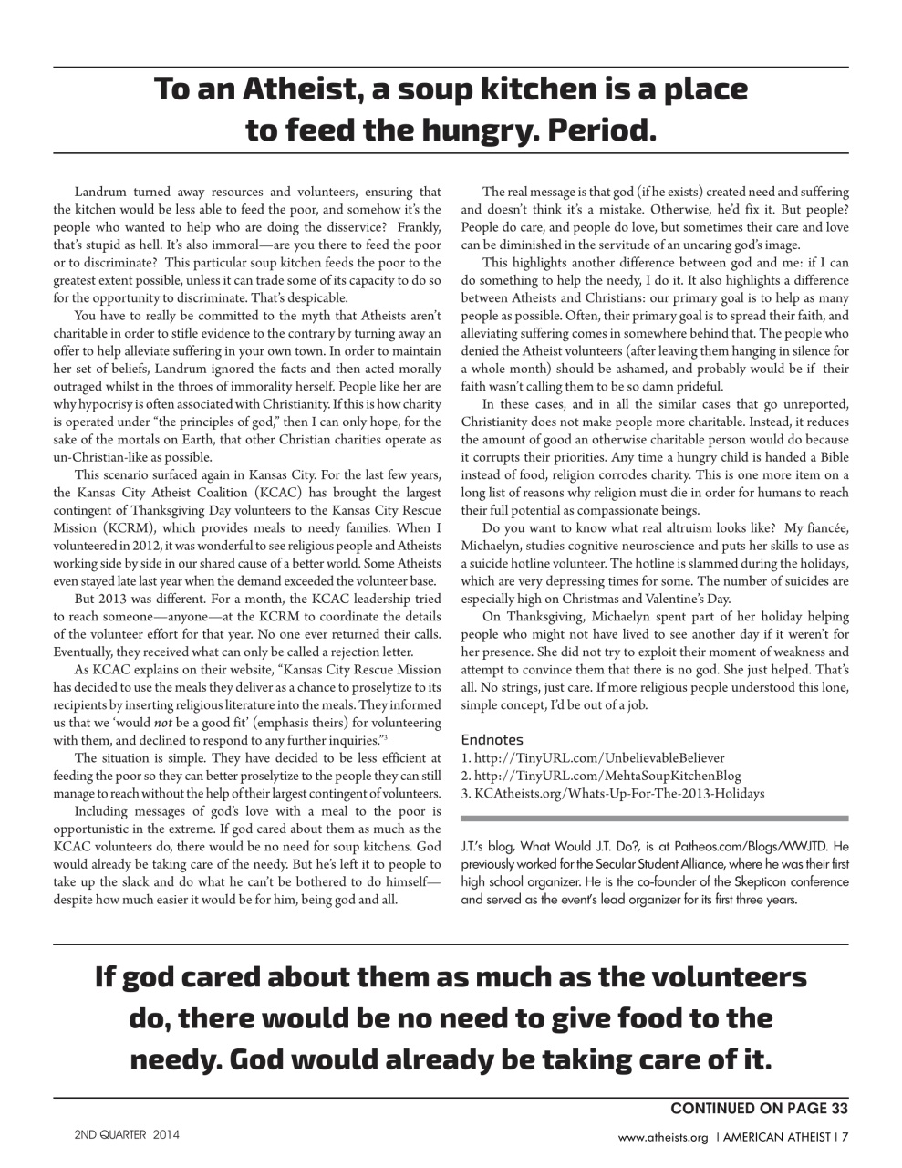 American Atheist Preview Pages