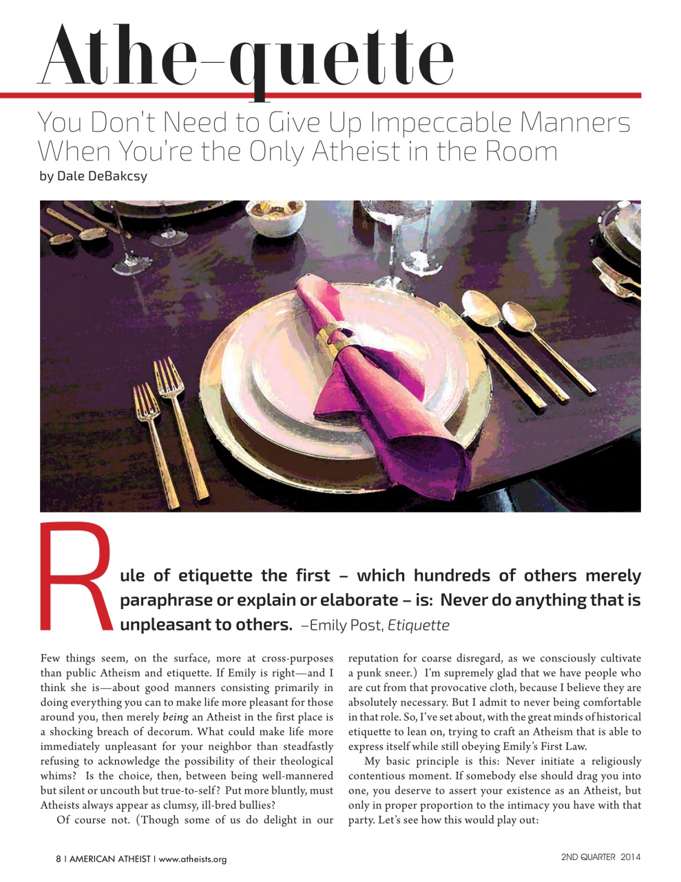 American Atheist Preview Pages