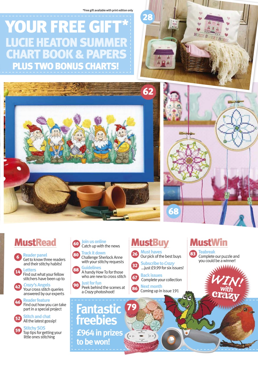 Cross Stitch Crazy Preview Pages