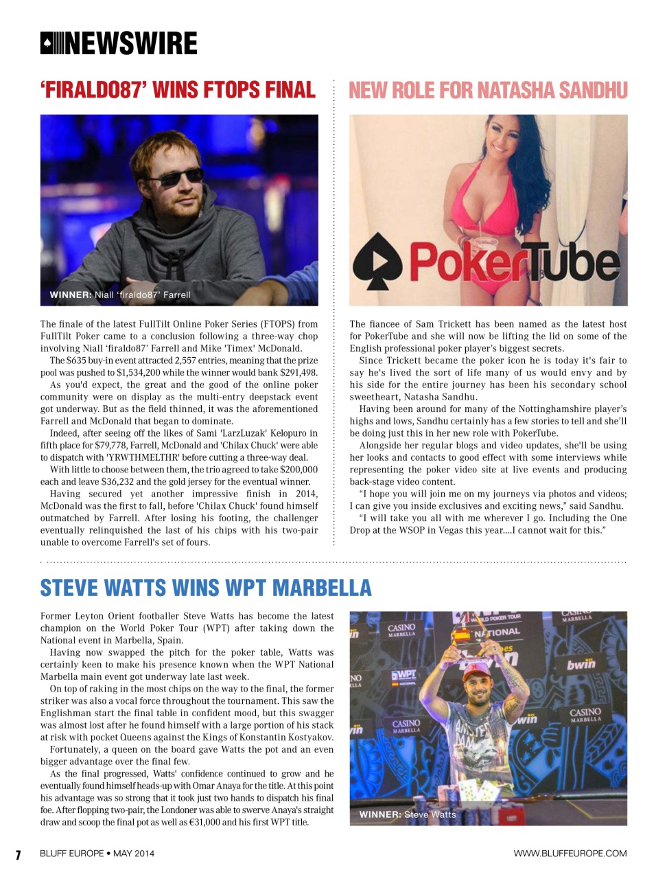 Bluff Europe Preview Pages