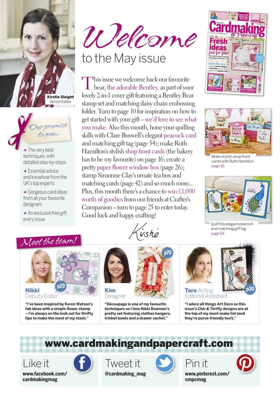 Cardmaking & Papercraft Preview Pages
