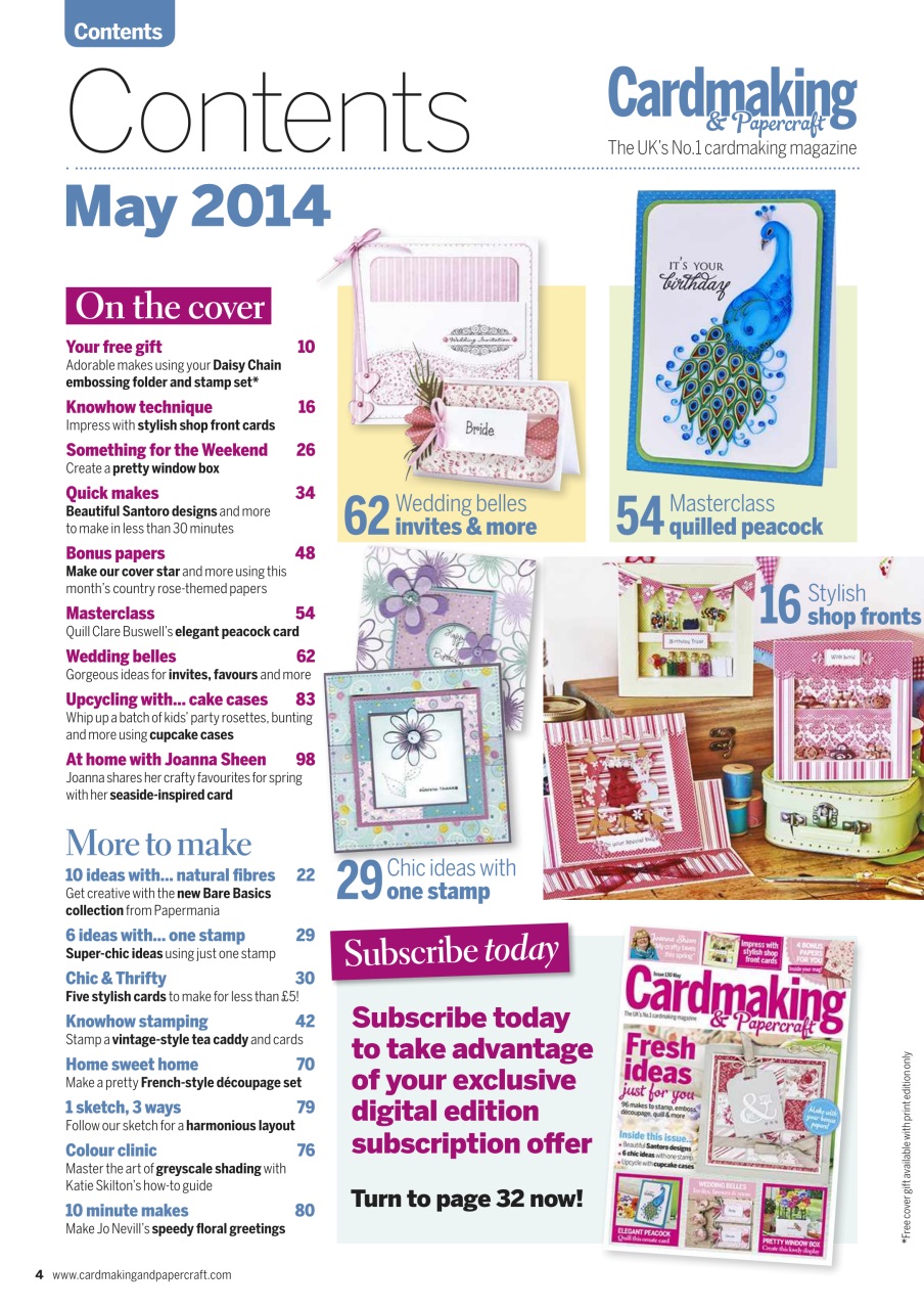 Cardmaking & Papercraft Preview Pages