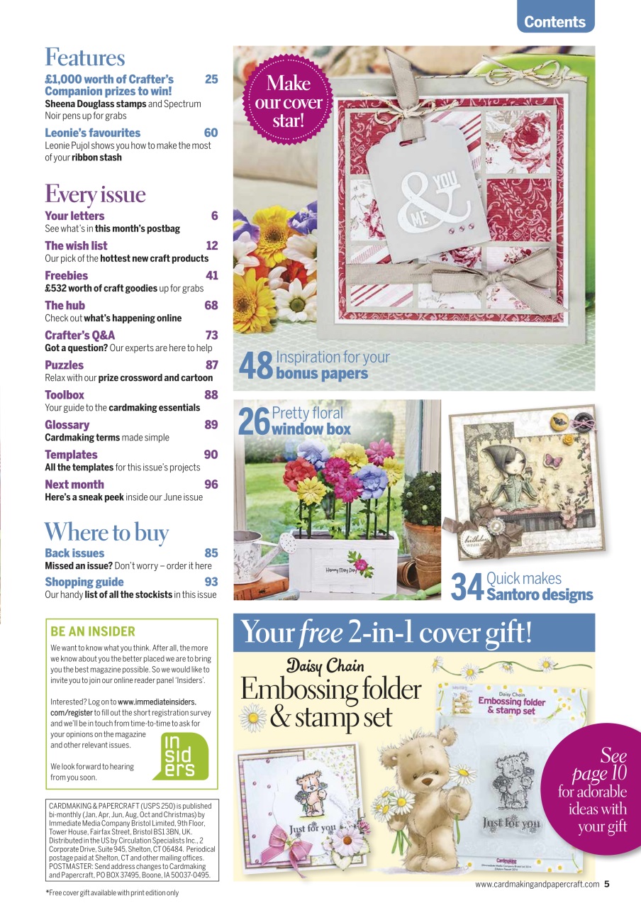 Cardmaking & Papercraft Preview Pages