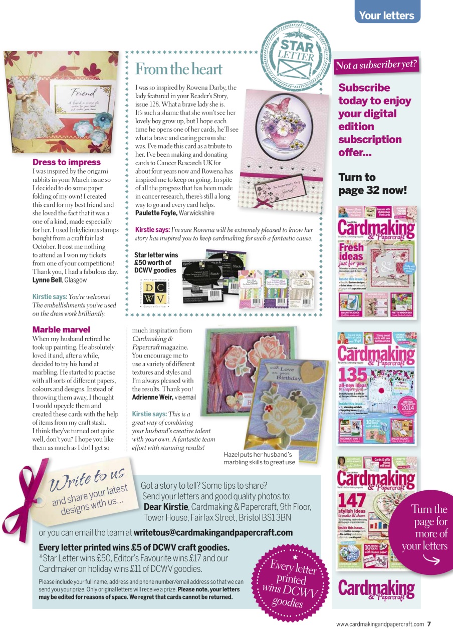 Cardmaking & Papercraft Preview Pages