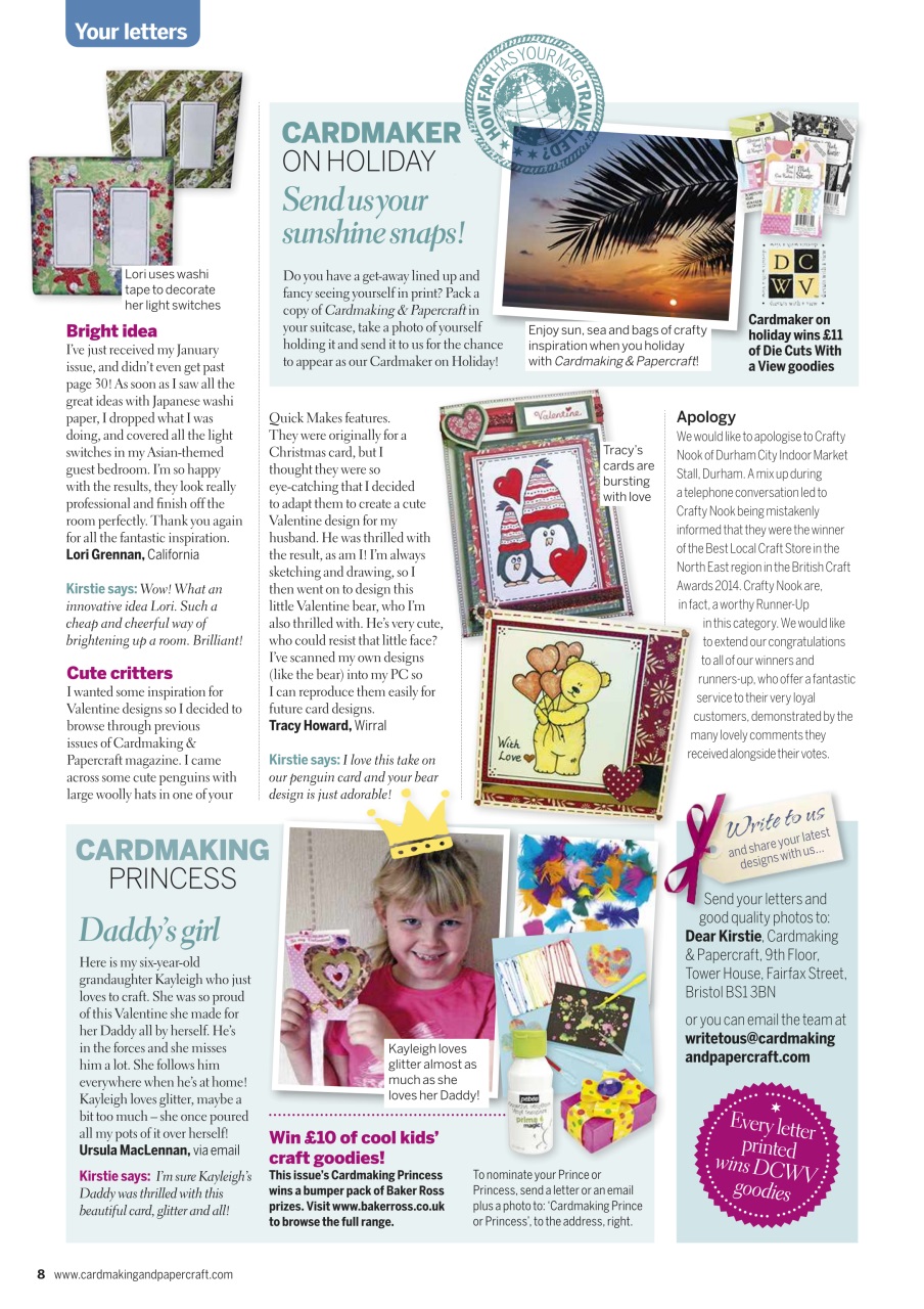 Cardmaking & Papercraft Preview Pages