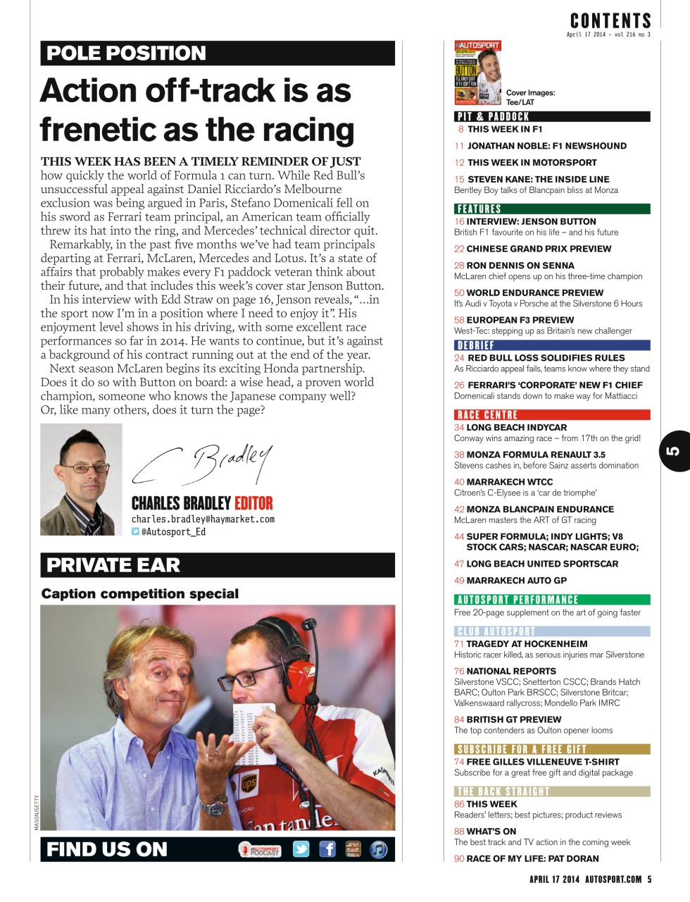 Autosport Preview Pages