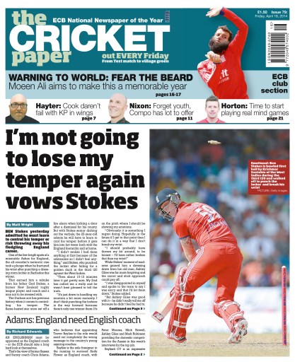 The Cricket Paper issue 