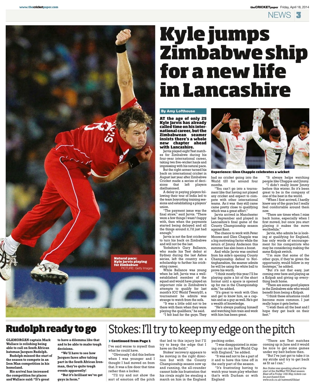 The Cricket Paper Preview Pages