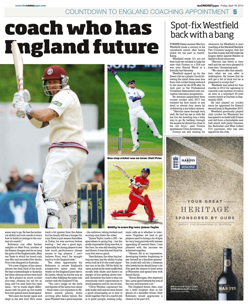 The Cricket Paper Preview Pages