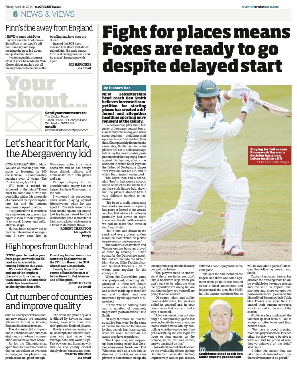 The Cricket Paper Preview Pages