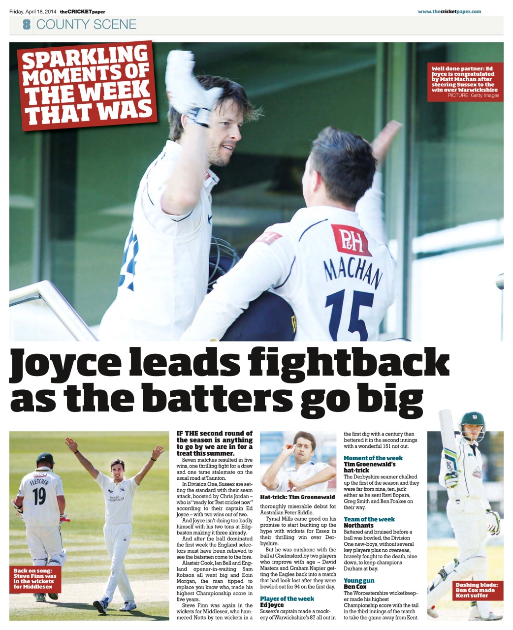 The Cricket Paper Preview Pages